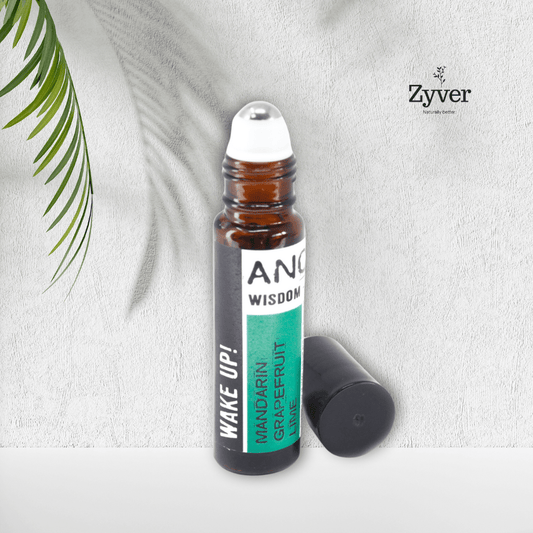 10ml Roll On Essential Oil Blend – Wake up! - Zyver