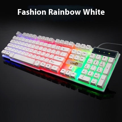 Gaming Keyboard Glowing Wired