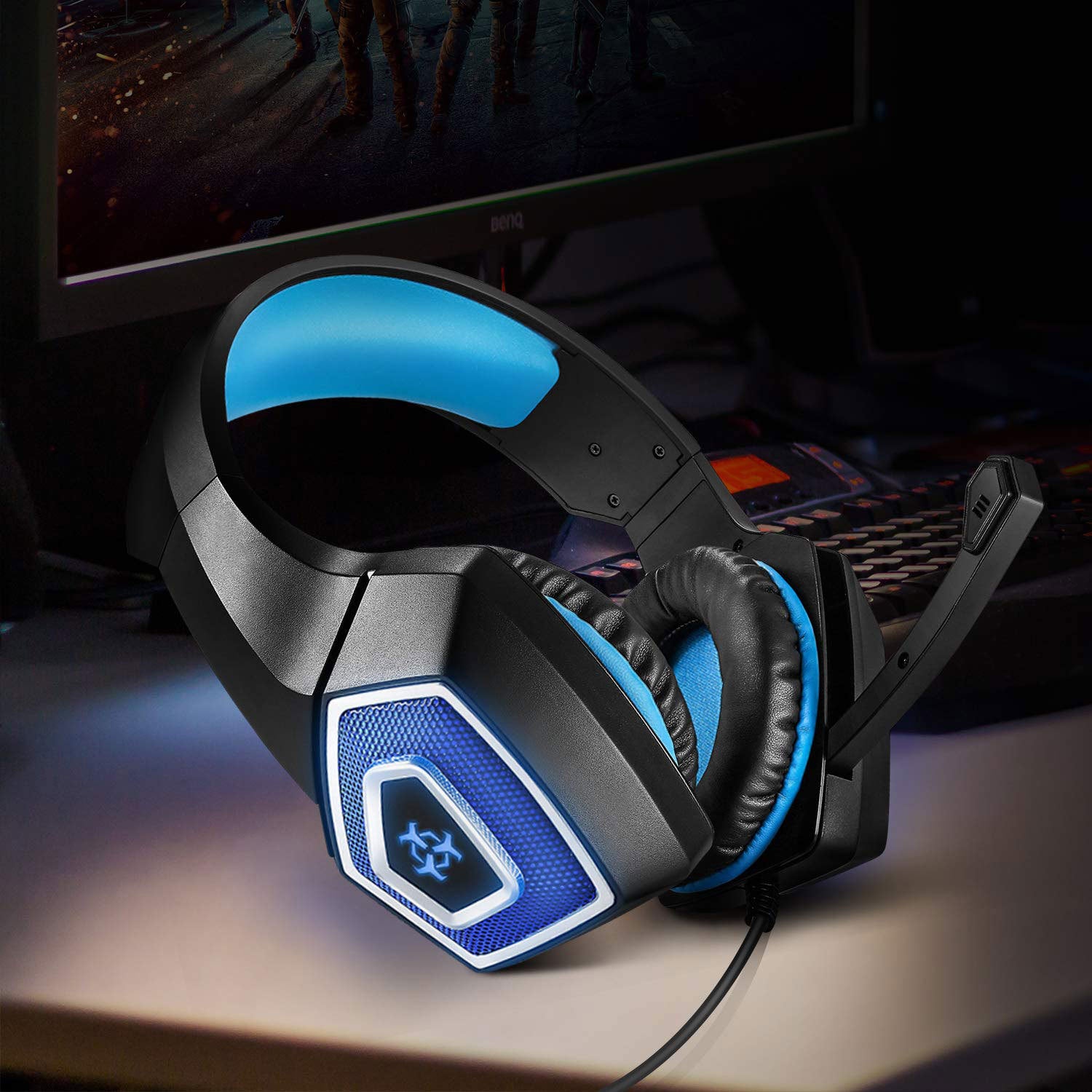 Gaming Headset RGB Lighted Wired