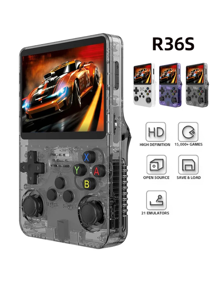 R36S 128GB Retro Handheld Video Game Console