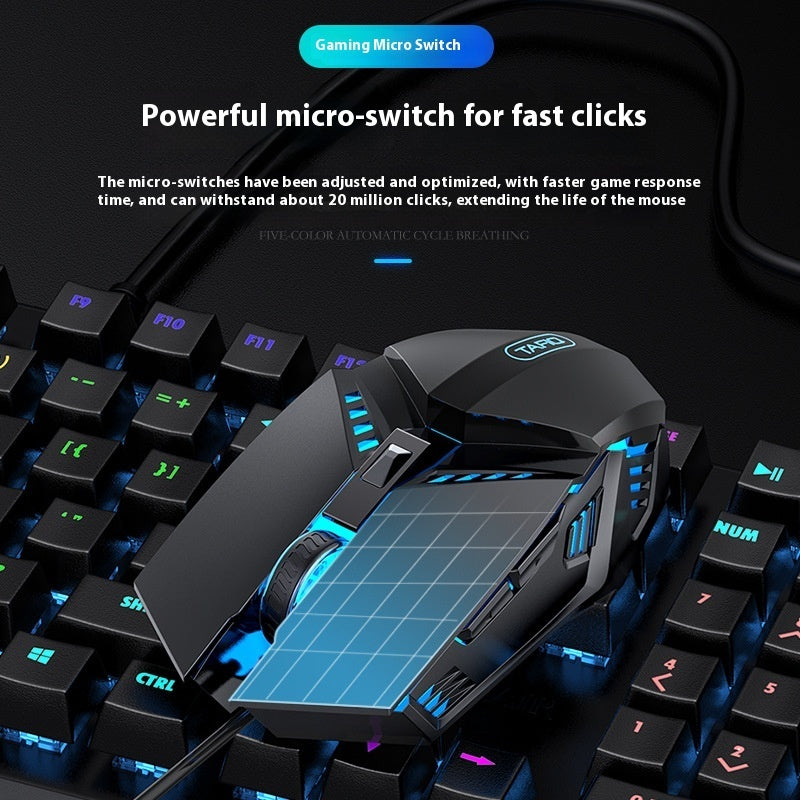 Gaming Mouse Luminous Wired