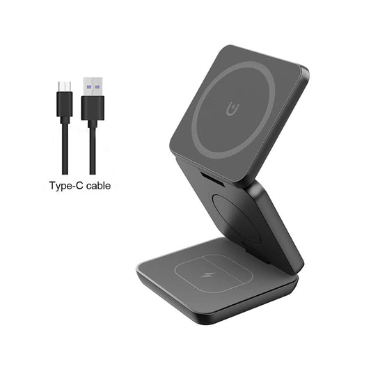 3 in 1 Foldable Magnetic Wireless Charging Station for Iphone - Zyver