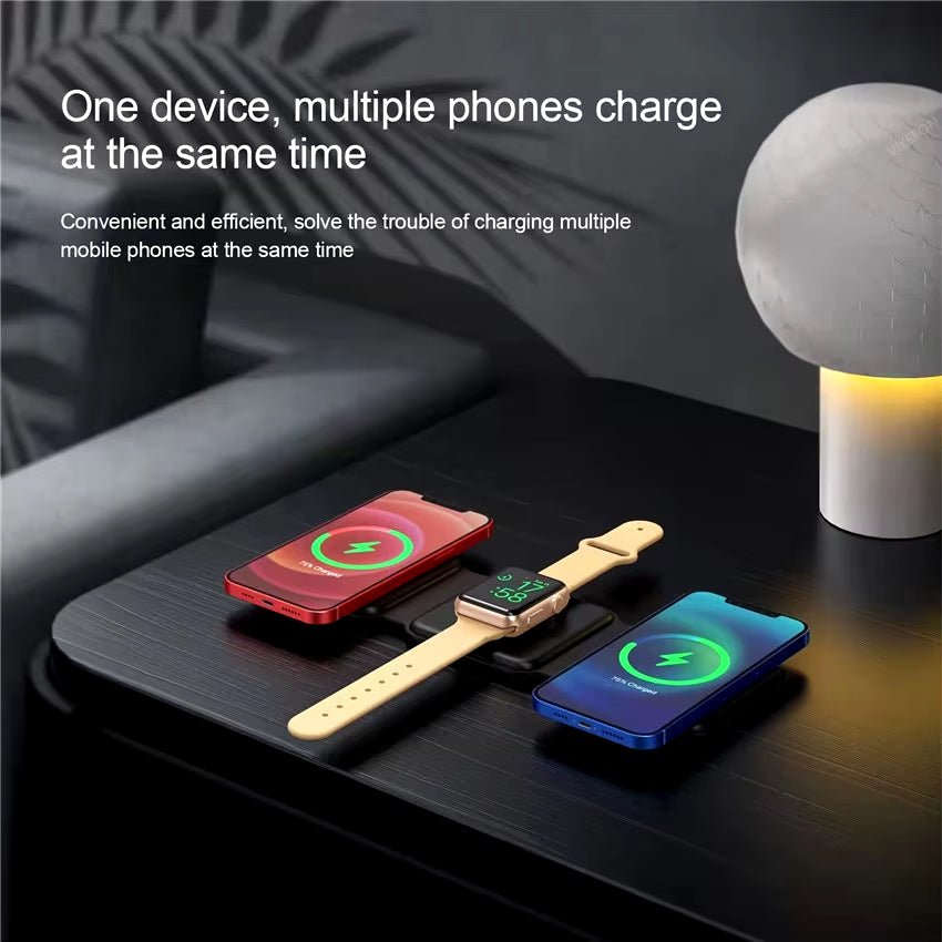 3 in 1 Magnetic Wireless Charger Pad - Zyver