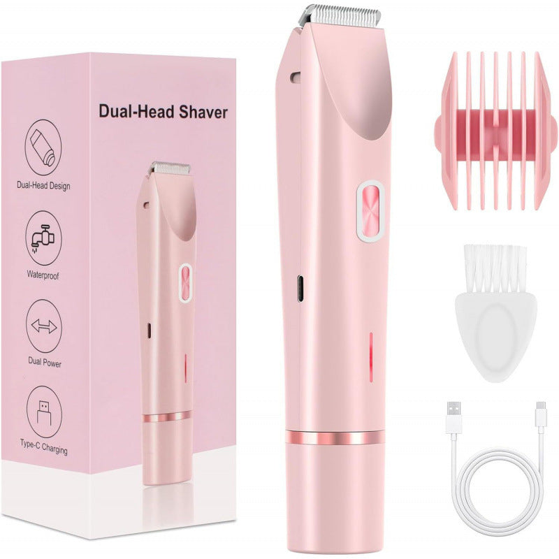 2 In 1 Hair Remover Women's Double Head Shaver
