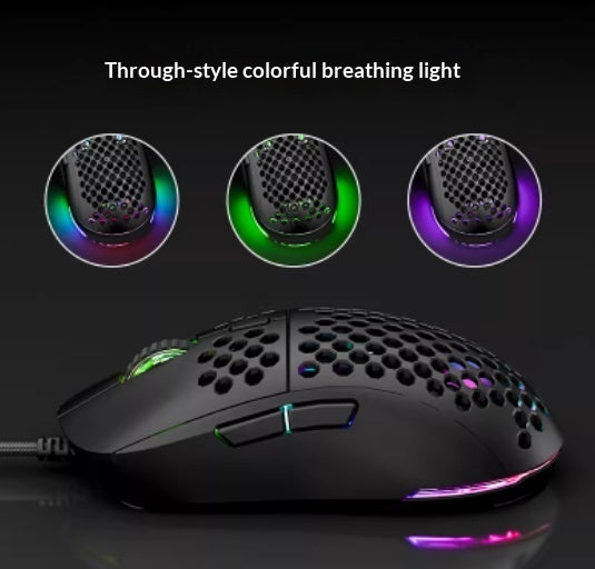 Gaming Mouse Esports-grade Mechanical Wired Ergonomic With Customizable Macro Settings